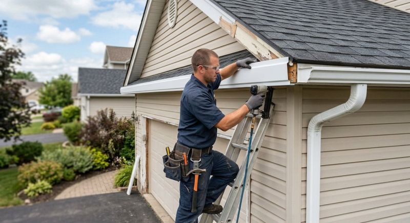 Aluminum Fascia Replacement in Olathe, KS