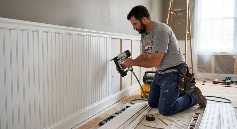 Chair Rail Installation in Kansas City, KS