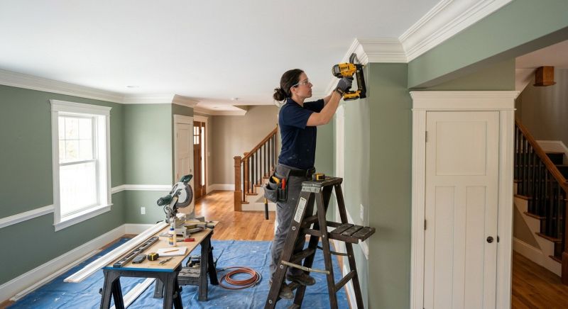 Crown Molding Renovation in Kansas City, KS