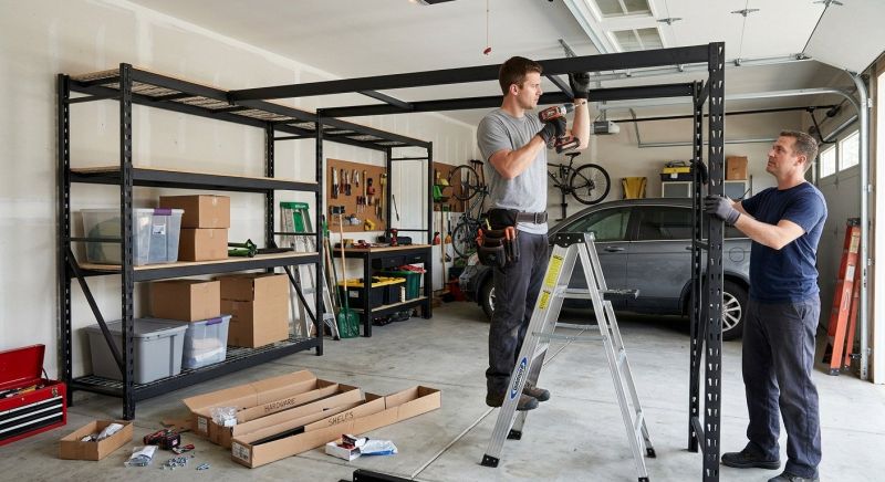Garage Tool Rack Installation in Leesburg, VA