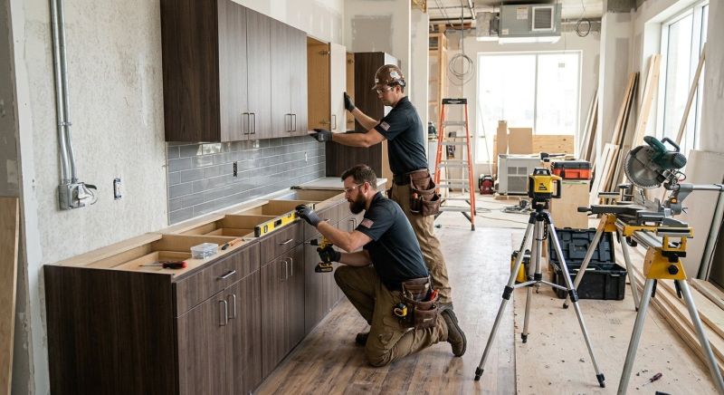 Pine Cabinets Installation in Dayton, OH