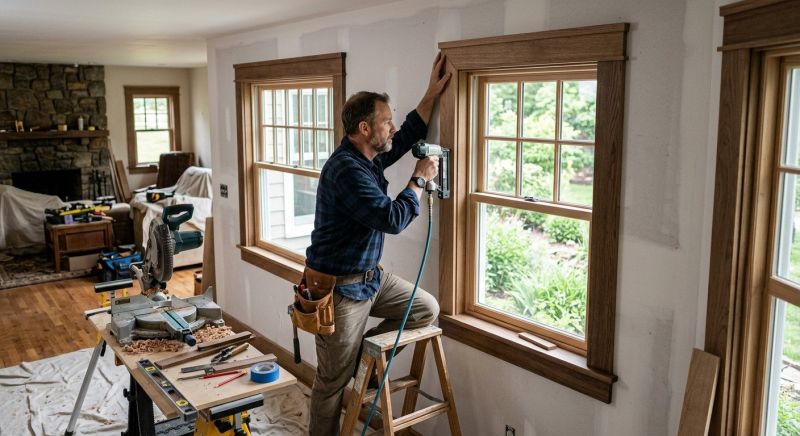 Window Trim Installation in Wilmington, NC
